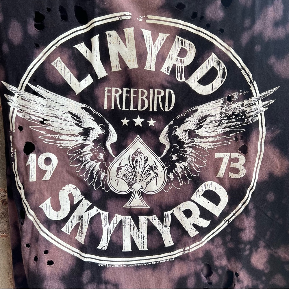 🍒💣 Lynyrd Skynyrd tie dye muscle tee